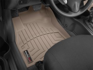 Nissan Versa FloorLiner - Front - WeatherTech - DigitalFit - Tan - `12-`27