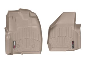 Ford F550 Front FloorLiner - WeatherTech - DigitalFit - Tan - `12-`27