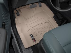 Ford F450 FloorLiner - Front - WeatherTech - DigitalFit - Tan - `12-`27