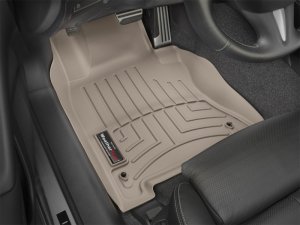 Infiniti Q50 FloorLiner - Front - WeatherTech - DigitalFit - Tan - `14-`27