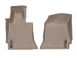 Chevrolet Corvette FloorLiner - Front - WeatherTech - DigitalFit - Tan - `14-`27 Chevrolet Corvette FloorLiner - Front - WeatherTech - DigitalFit - Tan - `14-`27