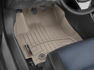 Toyota Corolla FloorLiner - Front - WeatherTech - DigitalFit - Tan - `14-`27