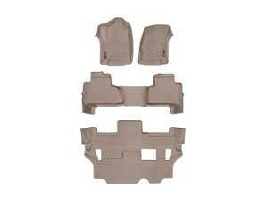 Chevrolet Tahoe FloorLiner - Front - WeatherTech - DigitalFit - Tan - `15-`27