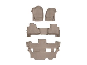 Chevrolet Tahoe FloorLiner - Front - WeatherTech - DigitalFit - Tan - `15-`27