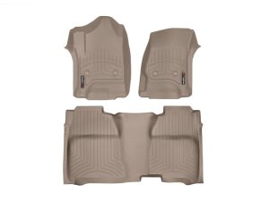 Chevrolet Silverado FloorLiner - Rear - WeatherTech - DigitalFit - Tan - `14-`27