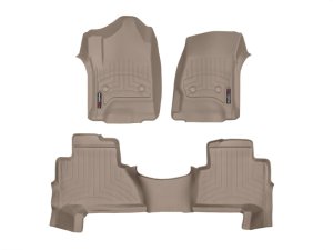 Cadillac Escalade FloorLiner - Front - WeatherTech - DigitalFit - Tan - `15-`27