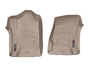 GMC Sierra FloorLiner - Front - WeatherTech - DigitalFit - Tan - `14-`27