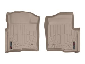 Ford F-150 FloorLiner - Front - WeatherTech - DigitalFit - Tan - `09-`13