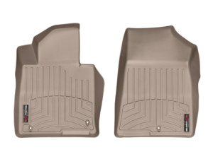 Hyundai Sonata FloorLiner - Front - WeatherTech - DigitalFit - Tan - `15-`19