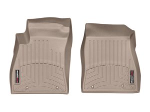 Nissan Sentra FloorLiner - Front - WeatherTech - DigitalFit - Tan - `13-`27