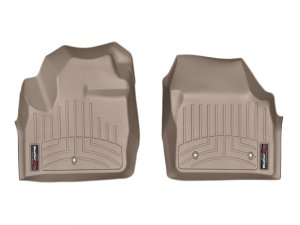 Land Rover LR2 Floor Liners - Front - WeatherTech - FloorLiner DigitalFit - Tan - `08-`12