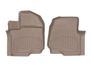 Ford F-150 Floor Mats - Front - WeatherTech - FloorLiner HP - Tan - `15-`27