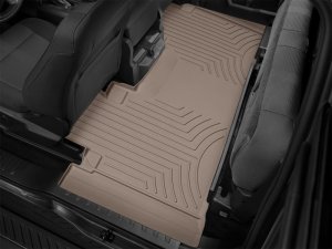 Ford F-150 Floor Mats - Rear - WeatherTech - FloorLiner HP - Tan - `15-`27