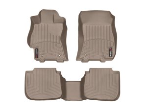 Subaru Legacy FloorLiner - Front - WeatherTech - DigitalFit - Tan - `15-`27