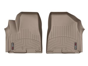 Kia Sedona FloorLiner - Front - WeatherTech - DigitalFit - Tan - `15-`27