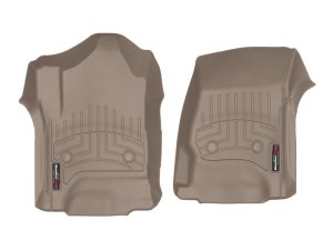 Chevrolet Silverado 3500 FloorLiner - Front - WeatherTech - DigitalFit - Tan - `14-`27
