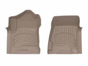 Chevrolet Silverado Floor Mat - Front - WeatherTech - FloorLiner HP - Tan - `15-`19