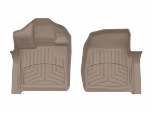 Ford F-150 Floor Mat Set - Front - WeatherTech - FloorLiner HP - Tan - `15-`20