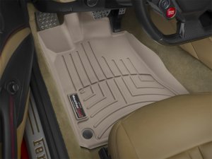 Ferrari California T FloorLiner - Front - WeatherTech - DigitalFit - Tan - `15-`27