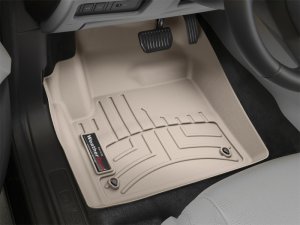Land Rover Discovery Sport Floor Liners - Front - WeatherTech - FloorLiner DigitalFit (HDTE) - Tan - `15-`27