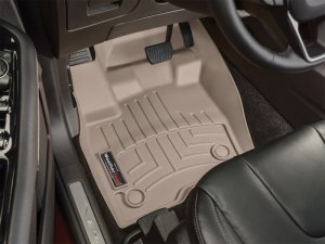 Ford Edge FloorLiner - Front - WeatherTech - DigitalFit - Tan - `15-`27