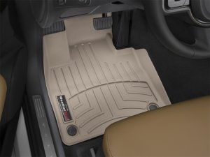 Volvo XC90 FloorLiner - Front - WeatherTech - DigitalFit - Tan - `16-`27