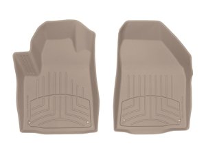 Jeep Cherokee Floor Mat Set - Front - WeatherTech - FloorLiner HP - Tan - `16-`27