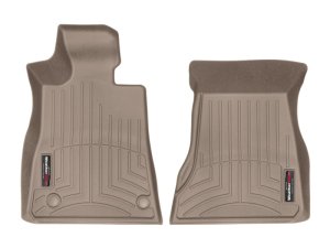 Mercedes-Benz AMG GTS C190 Floor Mats - Rubber - Front - WeatherTech - FloorLiner DigitalFit - Tan - `16-`27