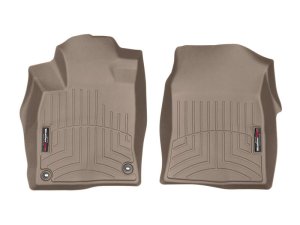 Honda Civic FloorLiner - Front - WeatherTech - DigitalFit - Tan - `16-`27