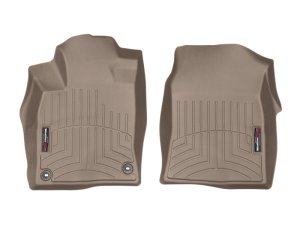 Honda Civic FloorLiner - Front - WeatherTech - DigitalFit - Tan - `16-`27