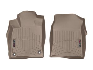 Honda Civic FloorLiner - Front - WeatherTech - DigitalFit - Tan - `16-`27