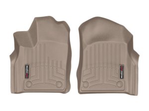 Dodge Durango FloorLiner - Front - WeatherTech - DigitalFit - Tan - `16-`27