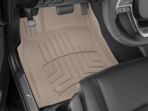 Dodge Durango Floor Mat - Front - WeatherTech - FloorLiner HP - Tan - `16-`27