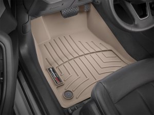 Audi A4 Floor Mat - Front - WeatherTech - DigitalFit - Tan - `17-`27