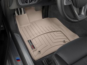 BMW 7 Series Floor Liner - Front - WeatherTech - FloorLiner DigitalFit - Tan - `16-`27