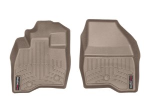 Ford Explorer FloorLiner - Front - WeatherTech - DigitalFit - Tan - `17-`27