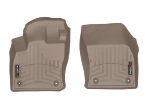 Volkswagen Tiguan Floor Liner - Front - WeatherTech - DigitalFit - Tan - `18-`27