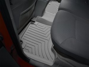 Toyota Tacoma Floor Mats - Rear - WeatherTech - FloorLiner HP - Grey - `12-`15
