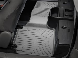 Toyota Tacoma Floor Mat Set - Rear - WeatherTech - FloorLiner HP - Grey - `18-`27