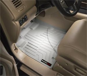 Honda Pilot FloorLiner - Front - WeatherTech - DigitalFit - Grey - `06-`08