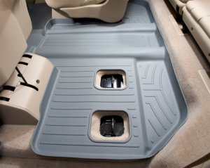 Cadillac Escalade ESV FloorLiner - Rear - WeatherTech - DigitalFit - Grey - `07-`13