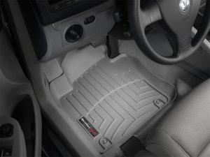 Volkswagen Jetta FloorLiner - Front - WeatherTech - DigitalFit - Grey - `05-`10