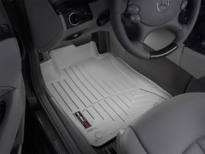 Mercedes-Benz E500 FloorLiner - Front - WeatherTech - DigitalFit - Grey - `03-`09