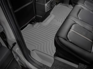 Ford F-250 Floor Mat - Rear - WeatherTech - 3D, FloorLiner HP - Grey - `17-`27