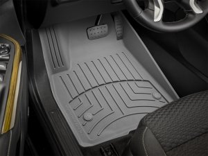 GMC Acadia Floor Mat - Front - WeatherTech - FloorLiner HP - Grey - `17-`27
