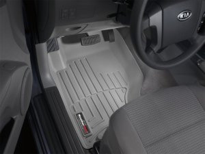 Kia Sorento FloorLiner - Front - WeatherTech - DigitalFit - Grey - `03-`10