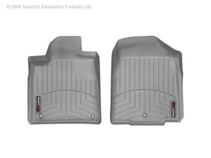 Acura MDX FloorLiner - Front - WeatherTech - DigitalFit - Grey - `07-`13