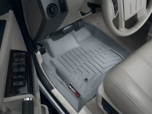 Ford F550 FloorLiner - Front - WeatherTech - DigitalFit - Grey - `08-`10