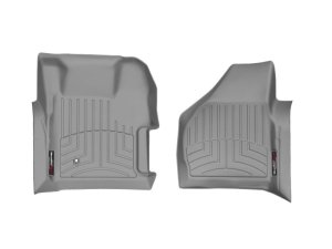 Ford F250 Super Duty FloorLiner - Front - WeatherTech - DigitalFit - Grey - `08-`10 Ford F250 Super Duty FloorLiner - Front - WeatherTech - DigitalFit - Grey - `08-`10