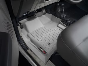 Ford F350 Super Duty FloorLiner - Front - WeatherTech - DigitalFit - Grey - `08-`10